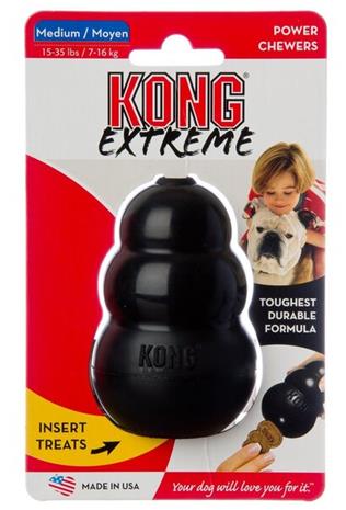 KONG XTREME SMALL MUSTA KOIRAN LELU