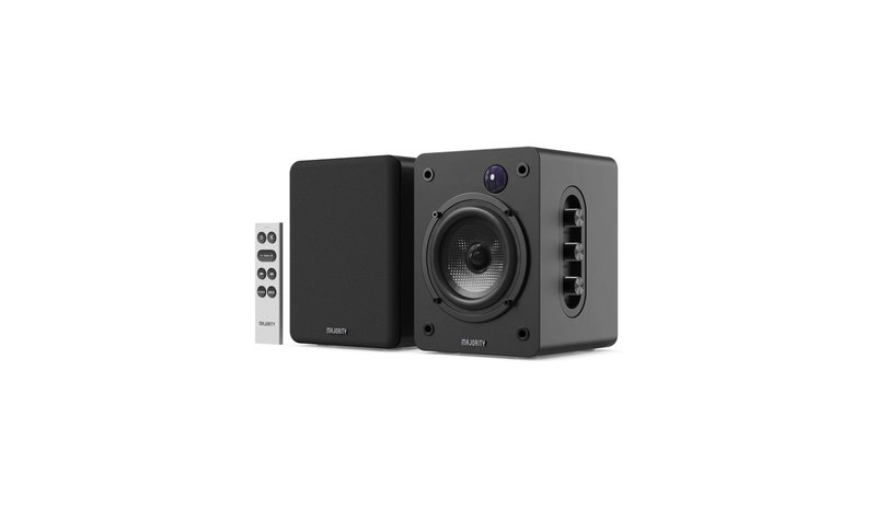 Majority D50X Bluetooth Bookshelf Speakers - Black – kuva 1/1