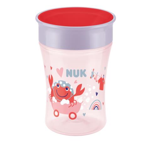 NUK Evolution Magic Muki 230 ml, Punainen