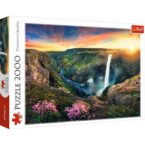 Trefl Haifoss Waterfall, Iceland 2000p palapeli – kuva 2/3