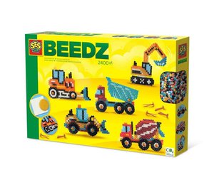 SES Creative Beedz - Iron-on Beads - Construction Vehicles