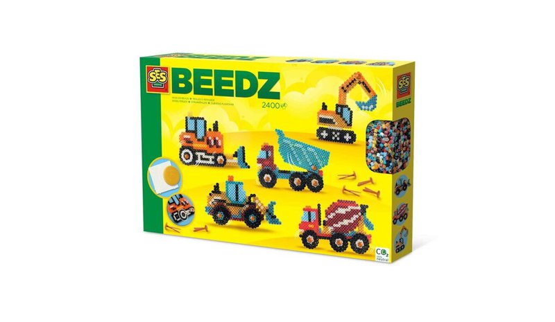 SES Creative Beedz - Iron-on Beads - Construction Vehicles