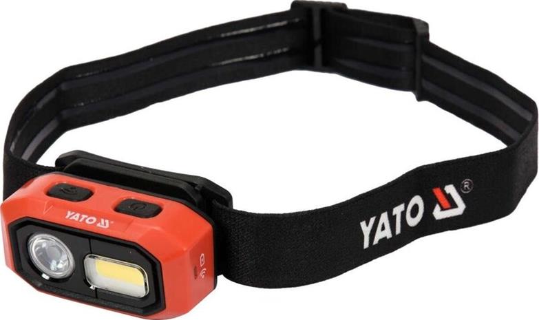 Yato Otsalamppu 480 LM, ladattava 1400 mAh IP54