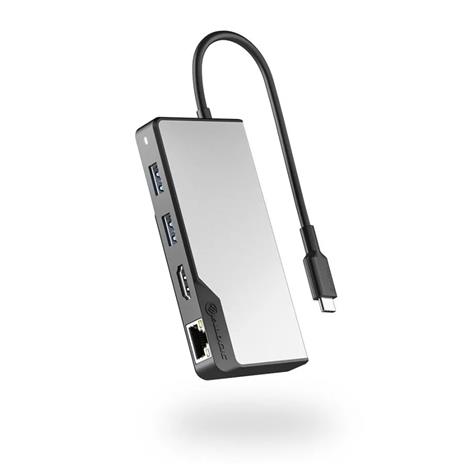 ALOGIC USB-CÂ FusionÂ ALPHA V2 5-i-1-hubb HDMI, USB, Ethernet och PD ? Rymdgrä¥