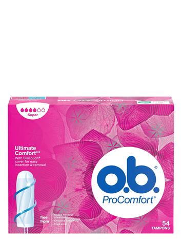 O.B. ProComfort Super 54 pcs