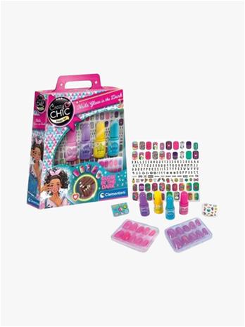Clementoni Crazy Chic Nails Glow in the dark