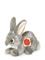 Teddy Hermann - Sitting Rabbit grey 18 cm (TH937012) – kuva 2