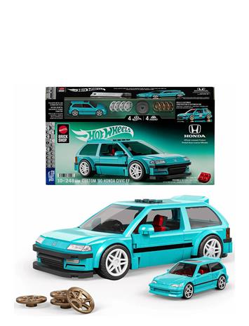 Mattel Brick Shop Hot Wheels Speed Series Rakennussarja Custom ’90 Honda Civic EF 248 Osaa