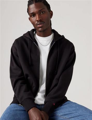 Levi's® Authentic Full Zip Black Agate - Black - XXL