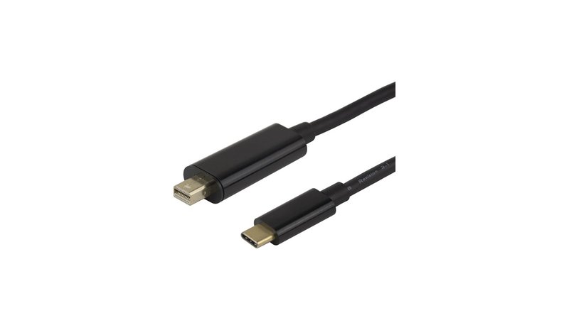 Deltaco - DisplayPort cable - USB-C to Mini DisplayPort - 2 m