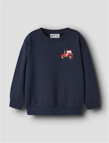 name it Nmmvildar Ls Nreg Sweat Unb - Blue - 116