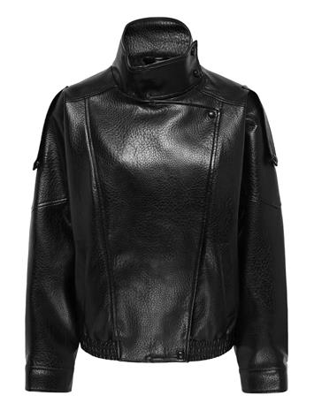 JDY Jdyraye Pu Oversized Bomber Jacket Pnt - Brown - L