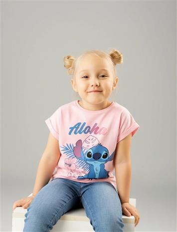Lilo & Stitch Tshirt - Pink - 128