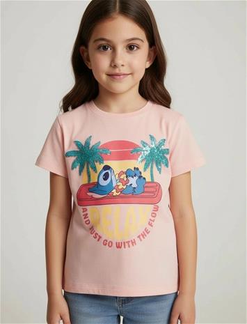 Lilo & Stitch Tshirt - Pink - 128
