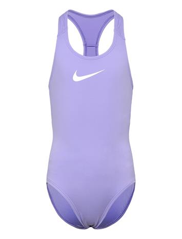 NIKE SWIM Nike Essential Racerback Piece Sport Swimsuits Black NIKE SWIM