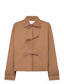 Vila Viemelie L/S Bow Jacket - Brown - 44