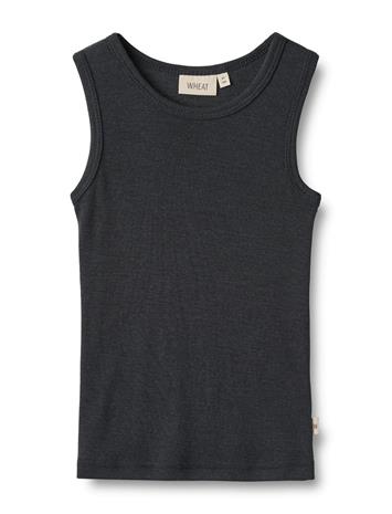 Wheat Wool Singlet Iggy Tops T-shirts Sleeveless Grey Wheat