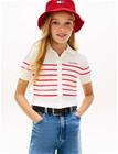 Tommy Hilfiger Sweater Rib Polo Ss - Navy - 176