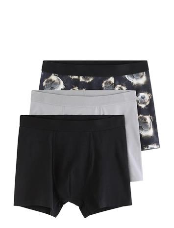 Lindex 3-Pack Boxer Shorts - Black - 170
