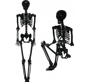 Musta luuranko 90cm - Halloween-koristelu