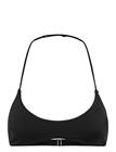 Weekday Minimal Halter Bikini Top - Black - XXL