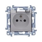Simon 10 Single Socket Ip44 läpinäkyvällä kannella