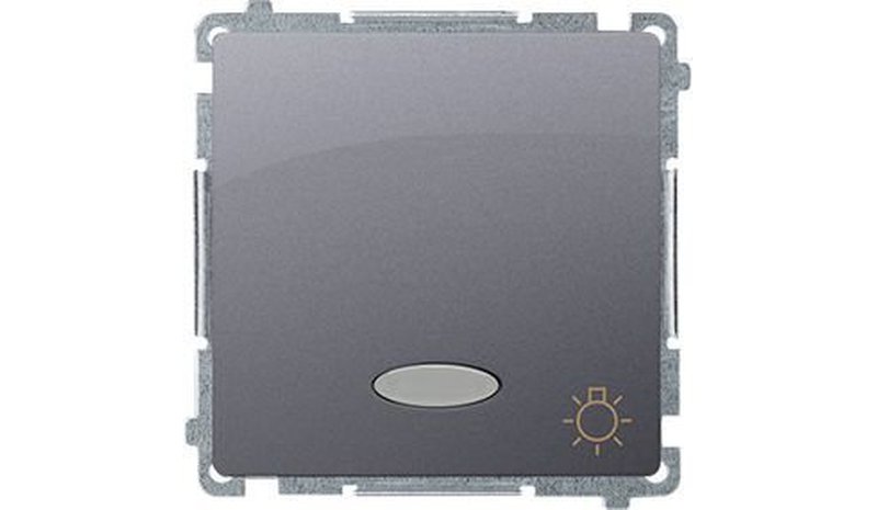 Valokytkin Led-näytöllä, Inox, 10ax