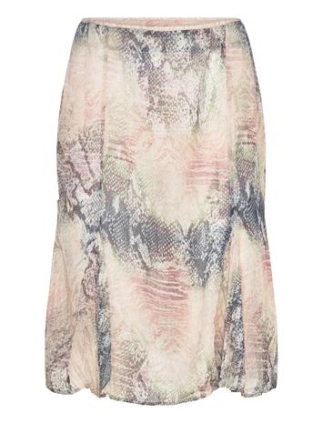 Monki Low Rise Mermaid Midi Skirt - Multi/patterned - 42