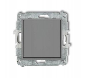 Karlik Icon switch cross harmaa matta 27iwp-6.1