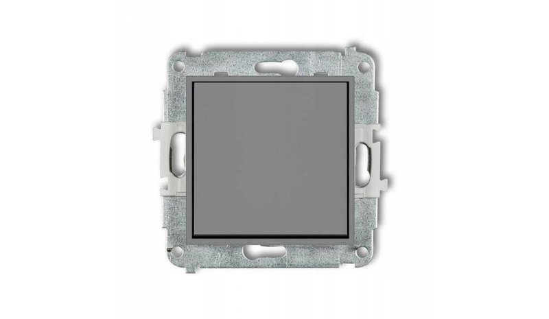 Karlik Icon switch cross harmaa matta 27iwp-6.1