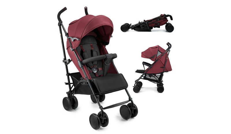 Lastenrattaat Kinderkraft Siesta 2, Dark Ruby