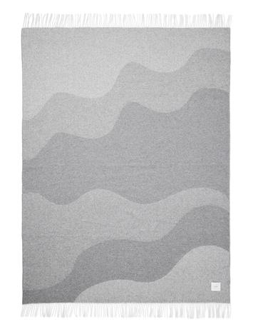 compliments Waves Throw Home Textiles Cushions & Blankets Blankets & Throws Blue Compliments