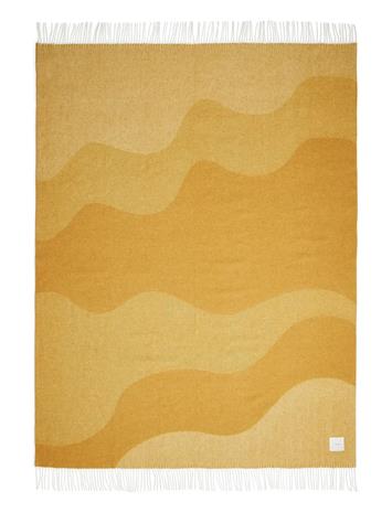 compliments Waves Throw Home Textiles Cushions & Blankets Blankets & Throws Blue Compliments