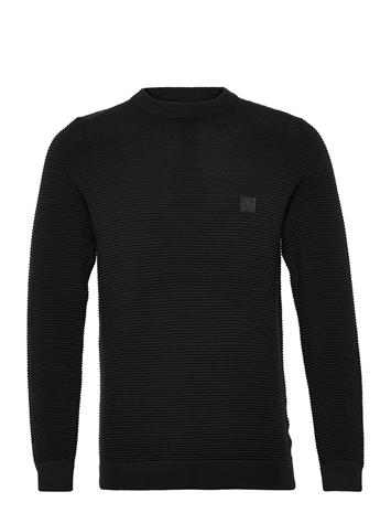 Solid Sdvalencia Tops Knitwear Round Necks Black Solid