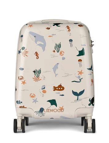 Liewood - Norelle Hardcase Suitcase - Peach / Sea shell - One size