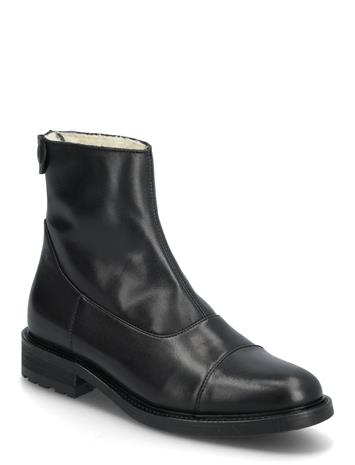 Billi Bi Warm Lining Shoes Boots Ankle Boots Ankle Boots Flat Heel Black Billi Bi