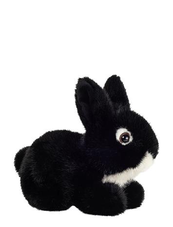 Teddy Hermann Lying Rabbit Black 17 Cm - Black - ONE SIZE – kuva 1/3