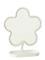 J-Line Table Mirror Flower Iron White - White - ONE SIZE – kuva 1