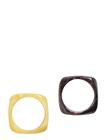 Pieces Pcpelli M Braceletcuff 2-Pack - Cream - ONE SIZE