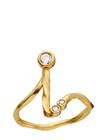 Maanesten I Alphabet Ring - Gold - 55