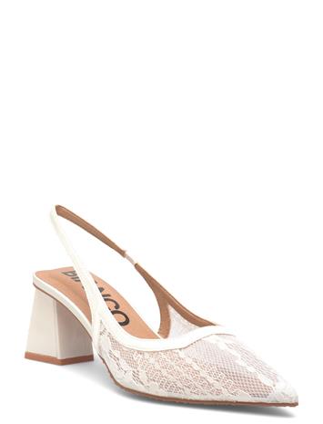 Bianco Biamaralyn Slingback Mesh - White - 41