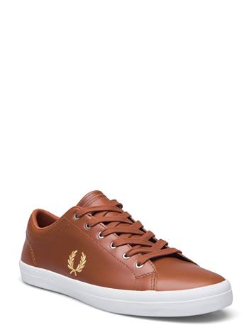 Fred Perry Baseline Leather Matalavartiset Sneakerit Tennarit White Fred Perry