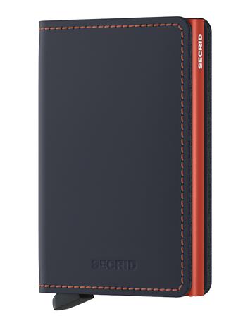 Secrid Sm-Black & Blue Bags Card Holders & Wallets Card Holder Black Secrid