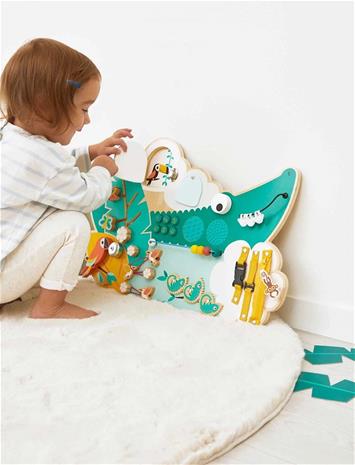 Janod Tropik - Crocodile Activity Board - Multi/patterned - ONE SIZE