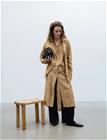A Part Of The Art Free Blazer Sheer Crinkel - Brown - M/L