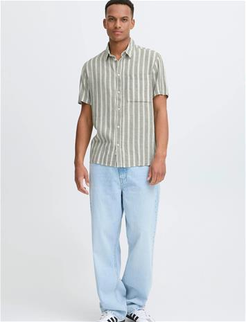 Solid Sdfried Tops Shirts Short-sleeved Grey Solid