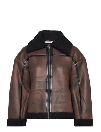 A-View Alise Coat Nahkatakki Brown A-View