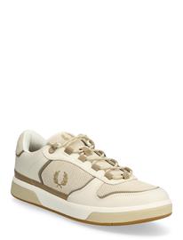 Fred Perry B300 Perf Suede/Lthr - Cream - 46