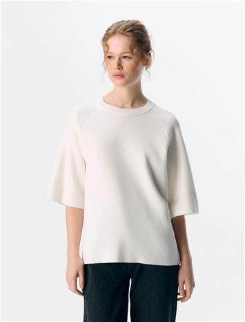 Object Objreynard 2/4 Knit Pullover Noos - Cream - XL