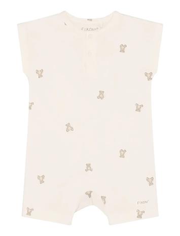 Fixoni Romper Ss - Cream - 92